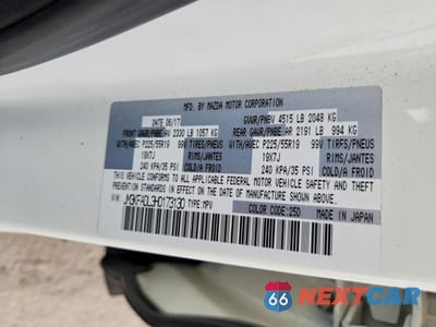 Zdjęcie 13 z 13 samochodu: 2017 MAZDA CX-5 GRAND TOURING VIN:JM3KFADL3H0173130 - miniatura