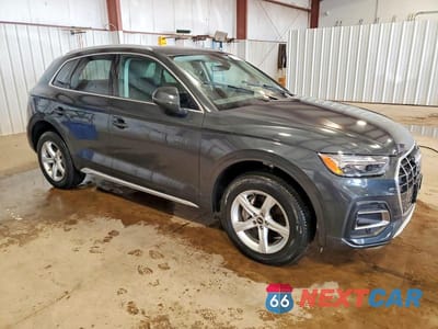 Czwarte zdjęcie samochodu z boku: 2021 AUDI Q5 VIN:WA1AAAFY6M2109149 - miniatura