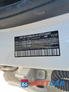 Zdjęcie 12 z 12 samochodu: 2018 MERCEDES-BENZ C 300 4MATIC VIN:WDDWF4KB1JR370875 - miniatura