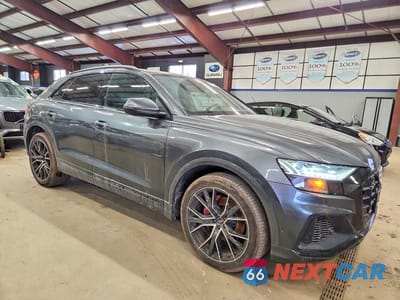 Czwarte zdjęcie samochodu z boku: 2021 AUDI Q8 PRESTIGE S-LINE VIN:WA1FVAF16MD016939 - miniatura