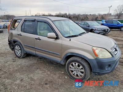 Czwarte zdjęcie samochodu z boku: 2005 HONDA CR-V EX VIN:SHSRD78805U343648 - miniatura