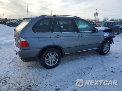 Trzecie zdjęcie samochodu z tyłu: 2004 BMW X5 3.0I VIN:5UXFA135X4LB09351 - miniatura