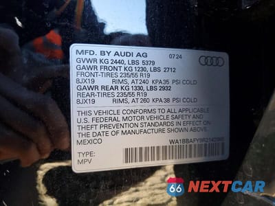 Zdjęcie 14 z 14 samochodu: 2024 AUDI Q5 PREMIUM PLUS 40 VIN:WA1BBAFY9R2142865 - miniatura
