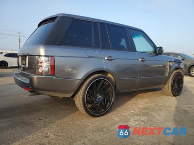 Trzecie zdjęcie samochodu z tyłu: 2010 LAND ROVER RANGE ROVER HSE VIN:SALME1D42AA308376 - miniatura