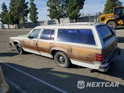 Drugie zdjęcie samochodu z przodu: 1985 MERCURY MARQUIS COLONY PARK VIN:2MEBP94F2FX626360 - miniatura