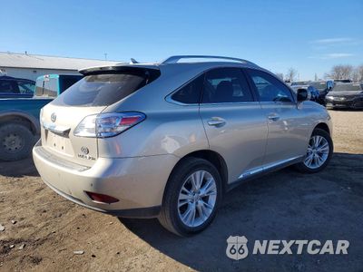 Trzecie zdjęcie samochodu z tyłu: 2011 LEXUS RX 450H VIN:JTJBC1BA6B2418059 - miniatura