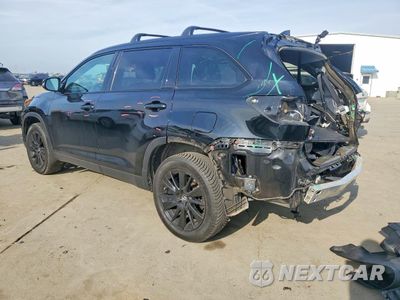 Drugie zdjęcie samochodu z przodu: 2019 TOYOTA HIGHLANDER SE VIN:5TDJZRFH6KS979597 - miniatura