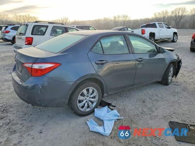 Trzecie zdjęcie samochodu z tyłu: 2016 TOYOTA COROLLA L VIN:2T1BURHE5GC519224 - miniatura