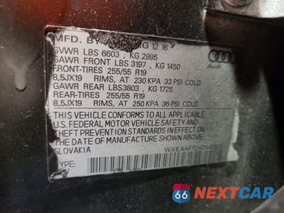 Zdjęcie 13 z 13 samochodu: 2017 AUDI Q7 PREMIUM PLUS VIN:WA1LAAF72HD040325 - miniatura