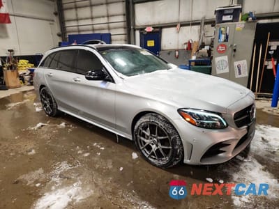 Czwarte zdjęcie samochodu z boku: 2021 MERCEDES-BENZ C 300 4MATIC VIN:W1KWH8EB8MG073941 - miniatura