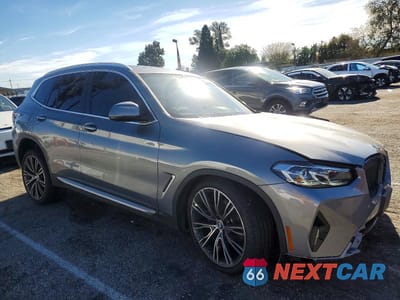 Czwarte zdjęcie samochodu z boku: 2024 BMW X3 SDRIVE30I VIN:5UX43DP00R9X47658 - miniatura