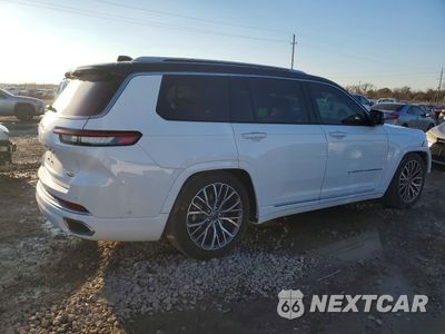 Trzecie zdjęcie samochodu z tyłu: 2021 JEEP GRAND CHEROKEE L SUMMIT VIN:1C4RJKEG2M8178442 - miniatura