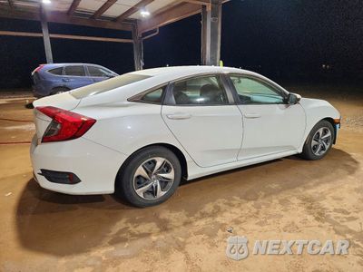 Trzecie zdjęcie samochodu z tyłu: 2020 HONDA CIVIC LX VIN:2HGFC2F65LH597611 - miniatura