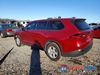 Drugie zdjęcie samochodu z przodu: 2025 TOYOTA GRAND HIGHLANDER LE VIN:5TDACAB5XSS045456 - miniatura