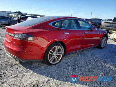 Trzecie zdjęcie samochodu z tyłu: 2014 TESLA MODEL S VIN:5YJSA1S16EFP50626 - miniatura