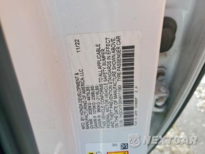 Zdjęcie 13 z 13 samochodu: 2022 HONDA ACCORD SPORT VIN:1HGCV1F3XNA111583 - miniatura