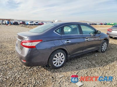 Trzecie zdjęcie samochodu z tyłu: 2015 NISSAN SENTRA S VIN:3N1AB7AP5FL654493 - miniatura