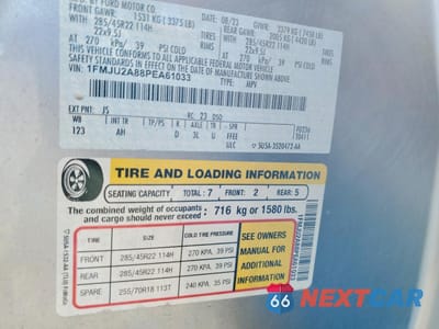 Zdjęcie 12 z 13 samochodu: 2023 FORD EXPEDITION LIMITED VIN:1FMJU2A88PEA61033 - miniatura