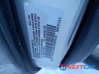Zdjęcie 12 z 12 samochodu: 2003 SUBARU LEGACY OUTBACK AWP VIN:4S3BH675737657914 - miniatura