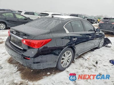 Trzecie zdjęcie samochodu z tyłu: 2015 INFINITI Q50 PREMIUM VIN:JN1BV7AR3FM416905 - miniatura