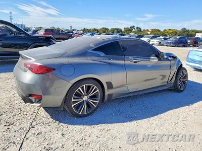 Trzecie zdjęcie samochodu z tyłu: 2017 INFINITI Q60 BASE VIN:JN1CV7EK4HM111241 - miniatura