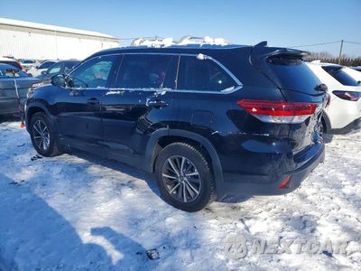 Drugie zdjęcie samochodu z przodu: 2019 TOYOTA HIGHLANDER SE VIN:5TDJZRFH1KS588163 - miniatura