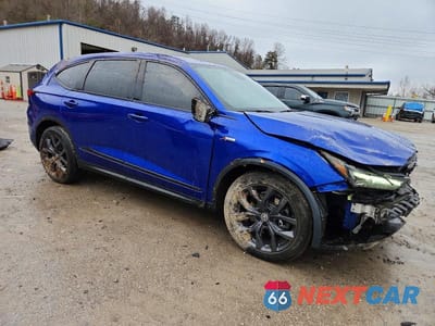 Czwarte zdjęcie samochodu z boku: 2023 ACURA MDX A-SPEC VIN:5J8YE1H08PL010008 - miniatura