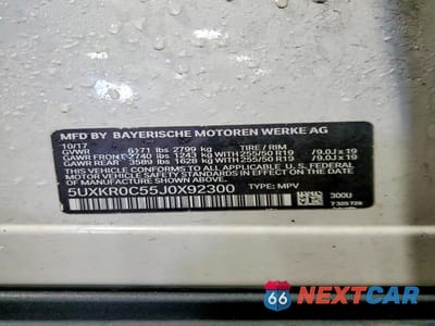 Zdjęcie 13 z 13 samochodu: 2018 BMW X5 XDRIVE35I VIN:5UXKR0C55J0X92300 - miniatura