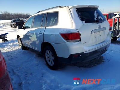 Drugie zdjęcie samochodu z przodu: 2012 TOYOTA HIGHLANDER SE VIN:5TDBK3EH2CS174804 - miniatura