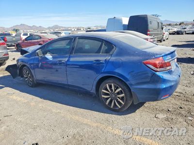 Drugie zdjęcie samochodu z przodu: 2014 HONDA CIVIC EXL VIN:19XFB2F95EE025688 - miniatura