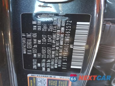 Zdjęcie 13 z 13 samochodu: 2021 KIA SORENTO LX VIN:5XYRG4LC1MG062572 - miniatura