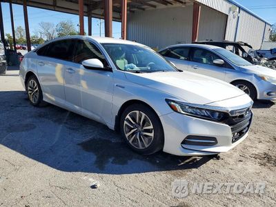 Czwarte zdjęcie samochodu z boku: 2019 HONDA ACCORD HYBRID VIN:1HGCV3F18KA015828 - miniatura