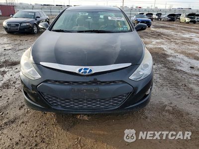 Piąte zdjęcie samochodu w środku: 2014 HYUNDAI SONATA HYBRID VIN:KMHEC4A42EA108347 - miniatura