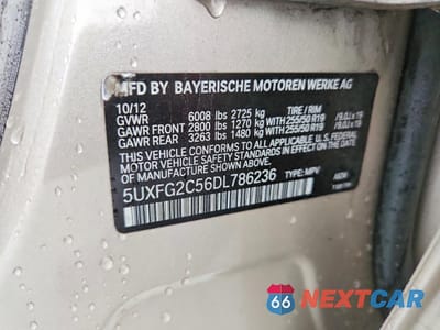 Zdjęcie 13 z 14 samochodu: 2013 BMW X6 XDRIVE35I VIN:5UXFG2C56DL786236 - miniatura