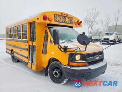 2011 CHEVROLET EXPRESS SCHOOL BUS 1GB3G3BG6B1172376 - główne zdjęcie licytacji z USA - miniatura
