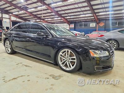 Czwarte zdjęcie samochodu z boku: 2015 AUDI A8 L QUATTRO VIN:WAU3GAFD0FN032366 - miniatura