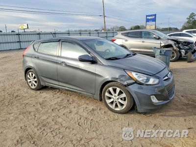 Czwarte zdjęcie samochodu z boku: 2012 HYUNDAI ACCENT GLS VIN:KMHCU5AE9CU014996 - miniatura