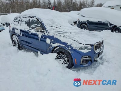 Czwarte zdjęcie samochodu z boku: 2018 BMW X3 XDRIVEM40I VIN:5UXTS3C55J0Y93735 - miniatura