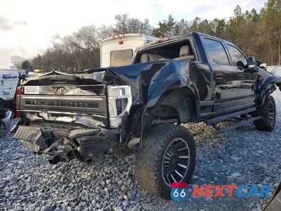 Trzecie zdjęcie samochodu z tyłu: 2021 FORD F250 SUPER DUTY VIN:1FT8W2BT4MED15543 - miniatura