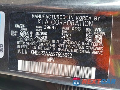 Zdjęcie 13 z 13 samochodu: 2025 KIA SELTOS EX VIN:KNDER2AA5S7695052 - miniatura
