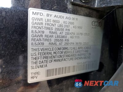 Zdjęcie 13 z 13 samochodu: 2017 AUDI Q7 PREMIUM PLUS VIN:WA1LAAF73HD021802 - miniatura