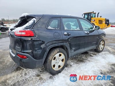 Trzecie zdjęcie samochodu z tyłu: 2017 JEEP CHEROKEE SPORT VIN:1C4PJMAS0HD220911 - miniatura