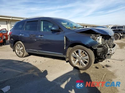 Czwarte zdjęcie samochodu z boku: 2016 NISS PATHFINDER PLATINUM VIN:5N1AR2MM5GC630572 - miniatura