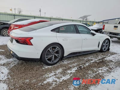 Trzecie zdjęcie samochodu z tyłu: 2022 AUDI E-TRON GT PRESTIGE VIN:WAUDJBFW9N7003898 - miniatura