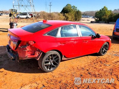 Trzecie zdjęcie samochodu z tyłu: 2022 HONDA CIVIC SPORT VIN:2HGFE2F57NH535325 - miniatura