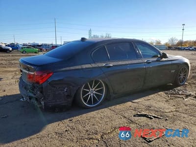 Trzecie zdjęcie samochodu z tyłu: 2013 BMW 750 LI VIN:WBAYE8C57DD132307 - miniatura