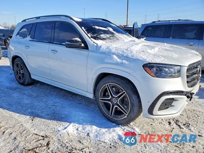 Czwarte zdjęcie samochodu z boku: 2025 MERCEDES-BENZ GLS 450 4MATIC VIN:4JGFF5KE1SB396313 - miniatura