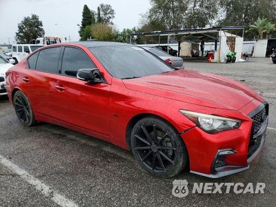 Czwarte zdjęcie samochodu z boku: 2018 INFINITI Q50 LUXE VIN:JN1EV7AP8JM590506 - miniatura