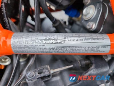 Zdjęcie 9 z 9 samochodu: 2024 KTM 390 RC VIN:MD2JYJ402RN207285 - miniatura
