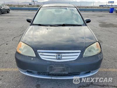 Piąte zdjęcie samochodu w środku: 2001 HONDA CIVIC LX VIN:1HGES16501L043280 - miniatura